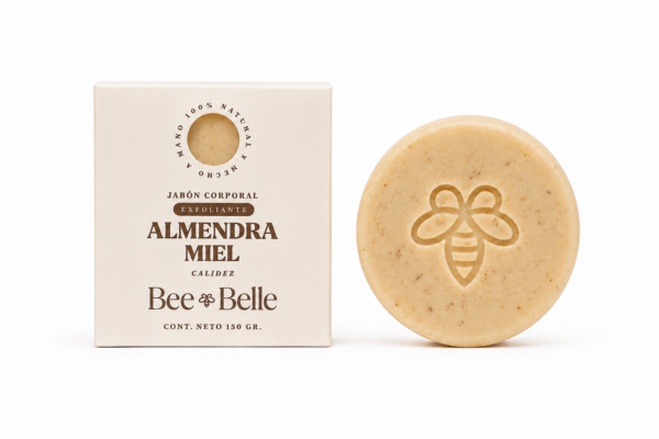 Jabón Corporal Exfoliante de Almendra Miel